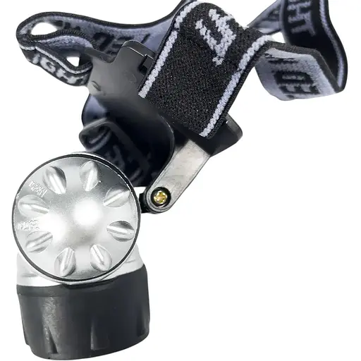 Ліхтар налобний світлодіодний Good Bike 7 LED на батарейках водозахисний (92303-IS) - фото 4