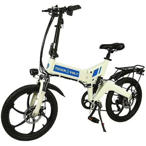 Електровелосипед ZM TigerVolt 20 з колесами 20" білий - фото 1