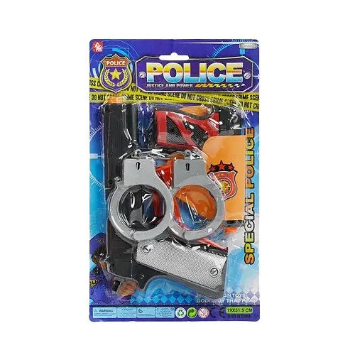 Ігровий набір "Поліцейський" 2 пістолети, наручники, кобура, патрони 2323-19