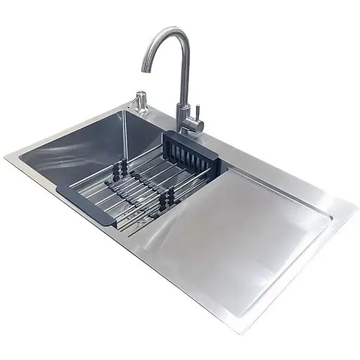 Комплект мойка + смеситель Romzha Caravela 78L (A) - фото 1