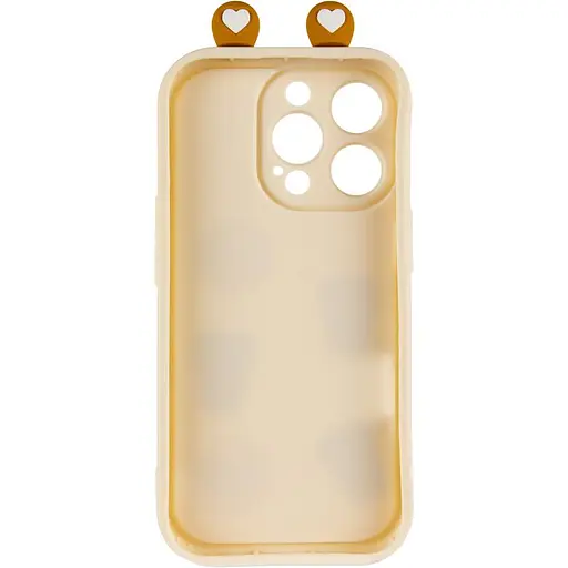 Чохол Epik TPU Toys Case with Ears для Apple iPhone 12 Pro 6.1 Sand - фото 3