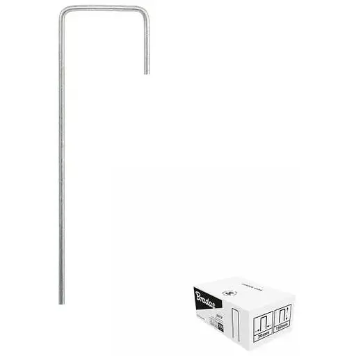 Шпилька Bradas металлическая 3/20 см - 100шт ATSMGJ1320/100BOX - фото 1