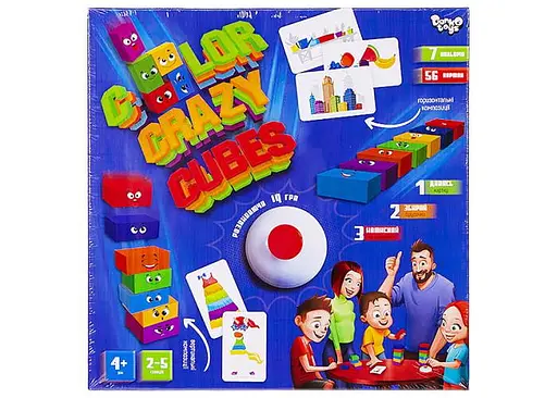 Настольная игра Danko Toys Color Crazy Cubes (укр.) (CCC-02-01U) - фото 2