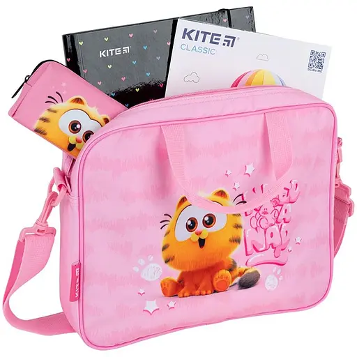 Школьная текстильная сумка Kite Garfield (GF26-589) - фото 5