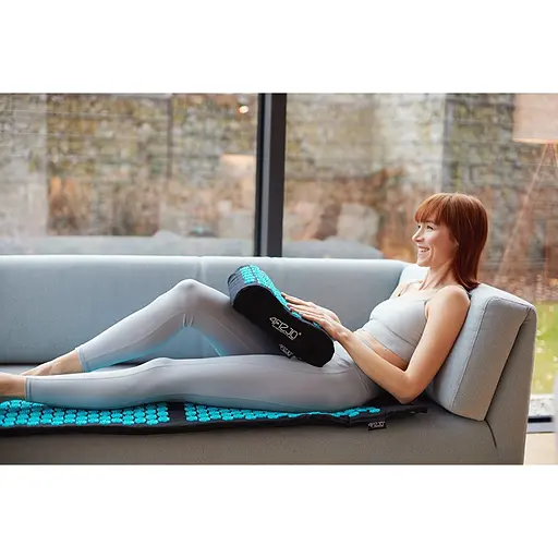 Килимок акупунктурний 4FIZJO Eco Mat XL Аплікатор Кузнєцова з подушкою 110 x 42 см 4FJ0384 Black/Blue (P-5907739313874) - фото 3