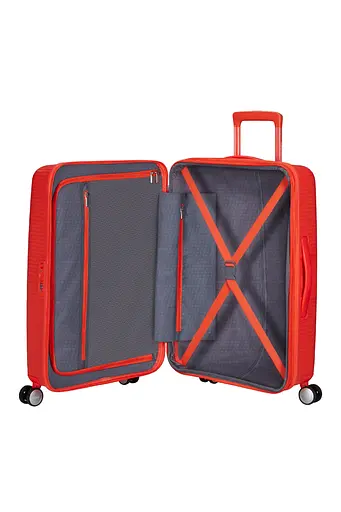 Валіза 67 см American Tourister Soundbox Neon Orange 67x46.5x29(32) 32G*86002 - фото 2