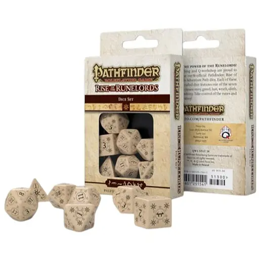 Набір кубиків Pathfinder Rise of Runelords Dice Set , 7 шт. (SPAT18-1) - фото 1