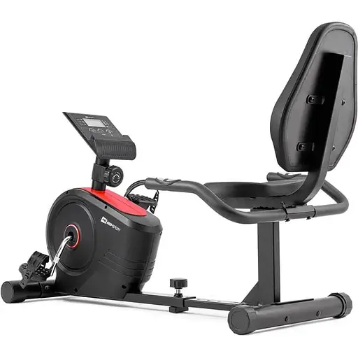 Горизонтальний велотренажер Hop-Sport HS-2050L Beat червоний - фото 3