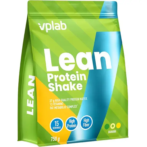 Протеїновий порошок VPLab Lean Protein Shake Банан 750 г
