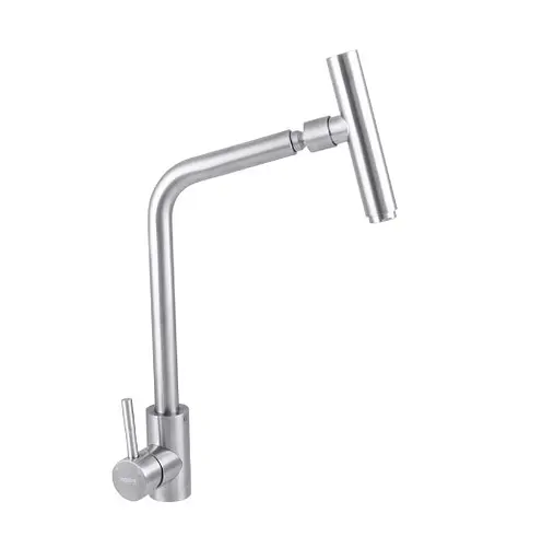 Змішувач для кухні Haiba SUS 017 з висувним виливом HB3897 - фото 1