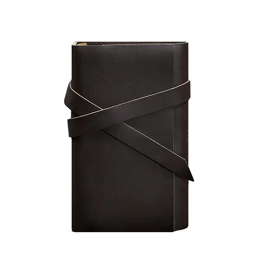 Шкіряний блокнот (Софт-бук) 1.0 темно-коричневий Краст - фото 6