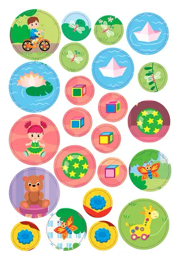 Великі наліпки для малят. Маленька лялька - фото 4