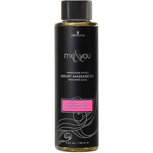 Массажное масло Sensuva - Me&You Pink Grapefruit & Vanilla Bean (125 мл)