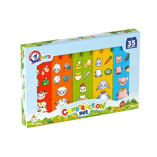 Детский Конструкторы Животные 6849TXK 35 элементов