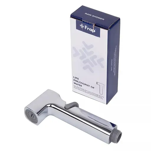 Гігієнічна лійка з регулюванням потоку, хром Frap F022-1, Хром - фото 2