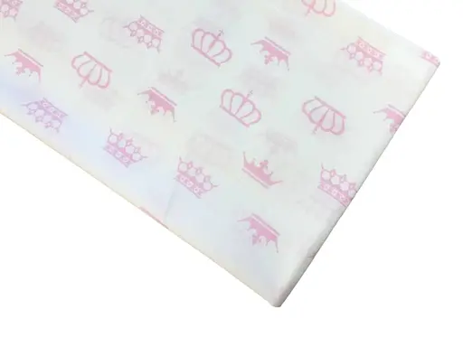 Хлопковая пеленка Moontime 100х80см "Короны розовые" - фото 1