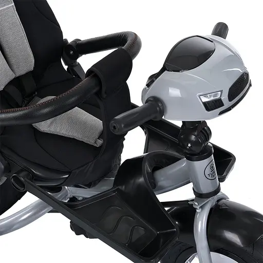 Дитячий триколісний велосипед MT 1007-8 сірий - фото 4