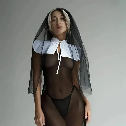 Рольовий костюм Черниця Еротична білизна - фото 1