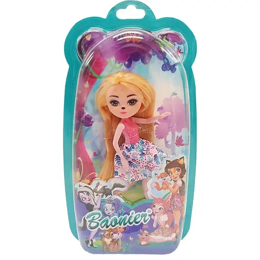 Детская игрушечная Кукла Baobier Bambi JJ8572-19 Blonde 15 см шарнирная - фото 1