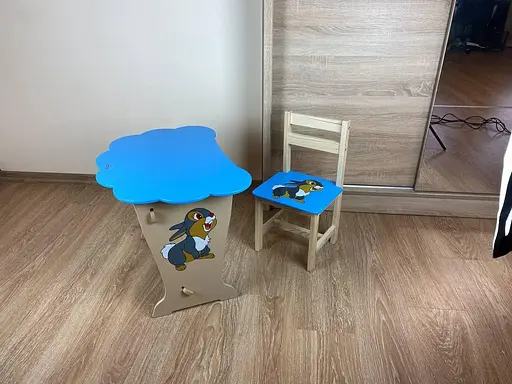 Дитячий письмовий столик та стільчик кришка Хмарка - фото 6