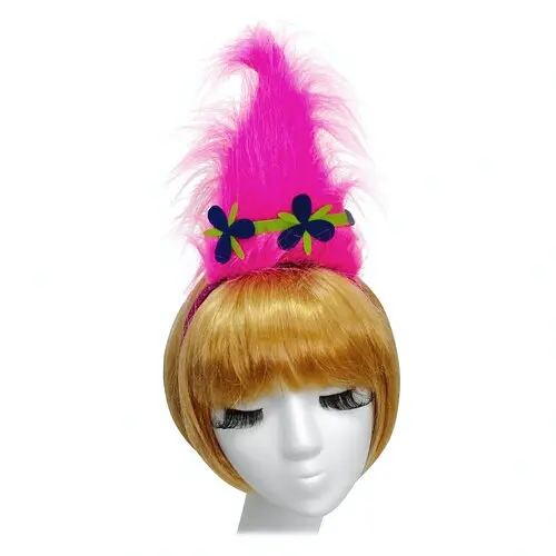 Обруч Розочка тролль - фото 1