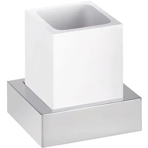 Склянка з тримачем Bemeta Gamma 145511012 білий - фото 1