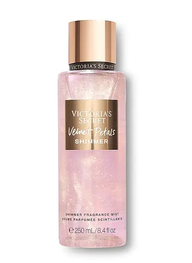 Оригінал Victoria's Secret Velvet Petals Shimmer 250 мл парфумований спрей для тіла - фото 1