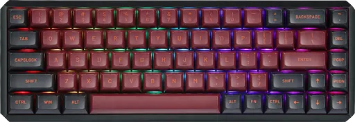 Клавіатура бездротова Motospeed Darmoshark K5 Gateron Red RGB Red-Black (dmk5rbgr)