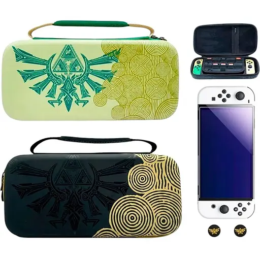 Кейс-чохол Dobe Hard Case для Nintendo Switch/Switch OLED The Legend of Zelda: Tears of the Kingdom Black [105916] - фото 4