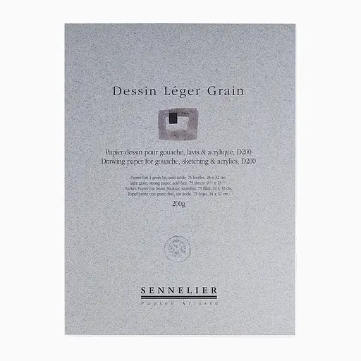 Блокноты для рисования с гладкой текстурой Sennelier Italian, 75 листов, 200 г/м, 24x32 см