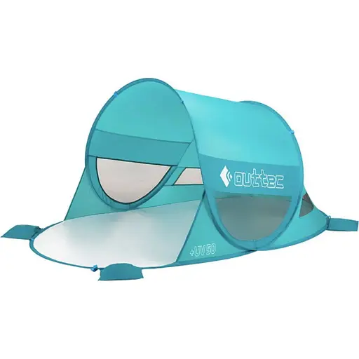 Саморазворачивающаяся палатка-тент Outtec с окошком бирюзовый
