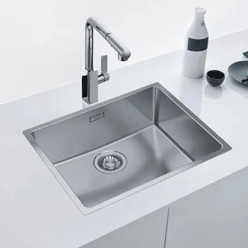 Кухонна мийка Franke Maris MRX 210-40/127.0598.745/нержав.сталь полірована/квадратна/440х440х180/врівень зі стільницею SlimTop - фото 2