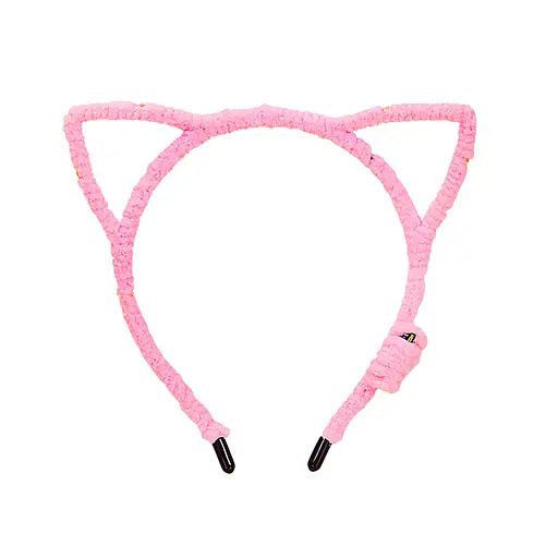 Обруч Кішечка L2224 зі світловими ефектами, в пакеті (6913213211139) Рожевий - фото 1