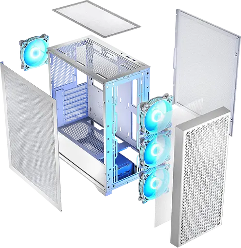 Корпус LogicConcept Dart Pro ARGB Midi White (AT-DART-PRO-ARGB-20) - фото 5