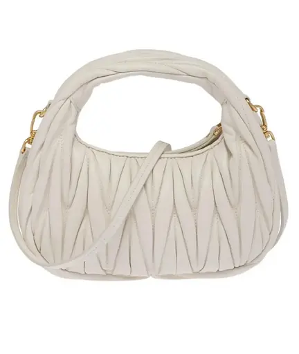 Женская кожаная сумка Wander (Белая) - фото 3