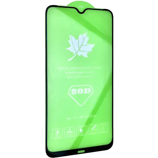 Защитное стекло DK Full Glue 20D для Xiaomi Redmi Note 8 black