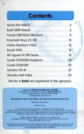 I Love Reading. 550 Words. Amazing Motorbikes - фото 3