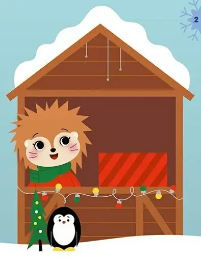 Аплікації наліпками. Олень - фото 2