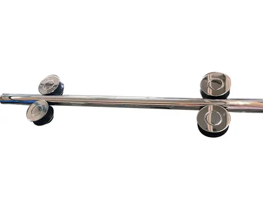 Двері в нішу Koer SR SD06-120x220-TR-01 прозоре скло Easy Clean 8 мм, хром KR5367, універсальні, прозорий, хром - фото 10