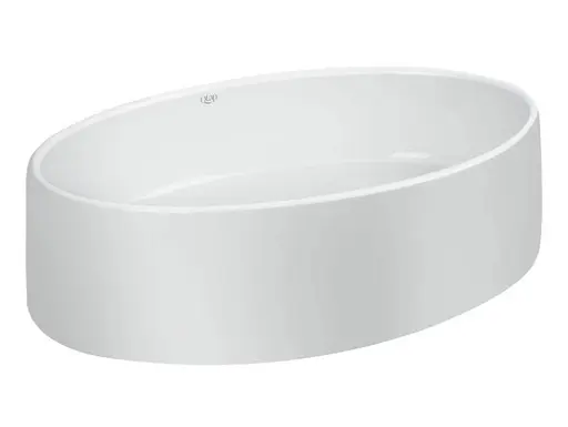 Комплект Qtap Kolibri: Раковина накладна овальна 500x360x140 мм White + Донний клапан PU02 (QT10113054WN47311) - фото 3