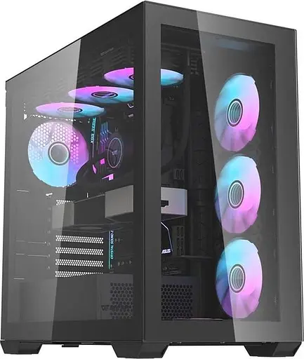 Корпус Darkflash DLX4000 Black (DLX4000 Black) без блока питания - фото 1