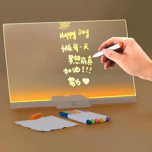 Светодиодная доска для заметок и рисования Bambi DIY3020, размер 30х20 см - фото 5