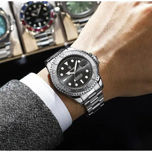 Чоловічий наручний годинник Poedagar Pilot (Сріблястий) - фото 5