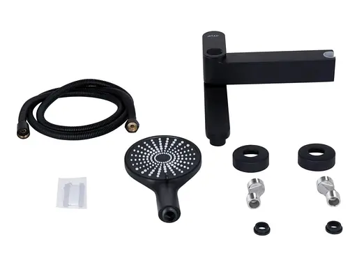 Змішувач для ванни Qtap Jay QTJAY260BLM45548 Black Matt - фото 7