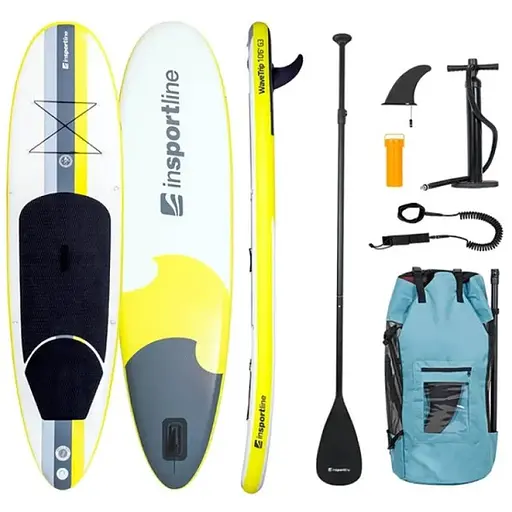 Надувная доска SUP inSPORTline WaveTrip 10'6" G3 с аксессуарами 320 (26296) - фото 1
