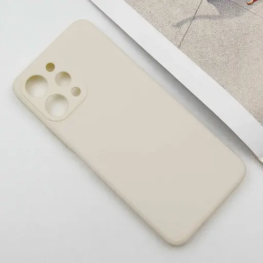 Силиконовый чехол Epik Candy Full Camera для Xiaomi Redmi 12 Бежевый / Antique White - фото 2