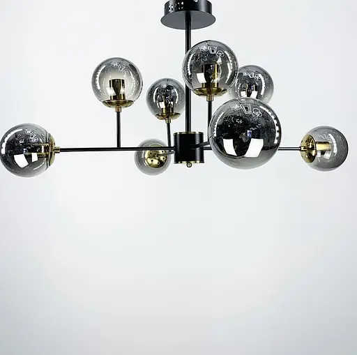 Лаконічний світильник у чорному корпусі | Арт. AOC 12 | Line F - фото 2