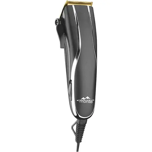 Monte Стрижка 18Вт./леза з високоякісним титановим покриттям/чотири насадки 3мм/6мм/9мм/12мм/No Oil