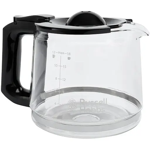 Кофеварка Russell Hobbs Heaton, 1.25 л молотая черно-серебряная - фото 3