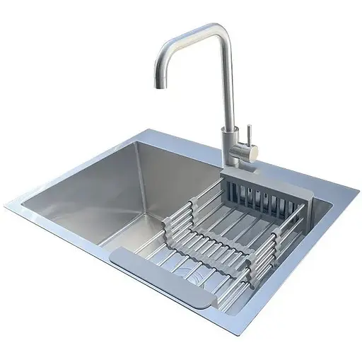 Комплект мийка + змішувач Romzha Arta U-550 (B) - фото 1